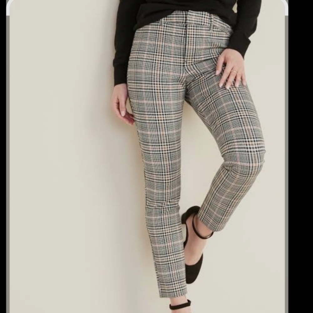 Old Navy Pixi High Rise Plaid Pants